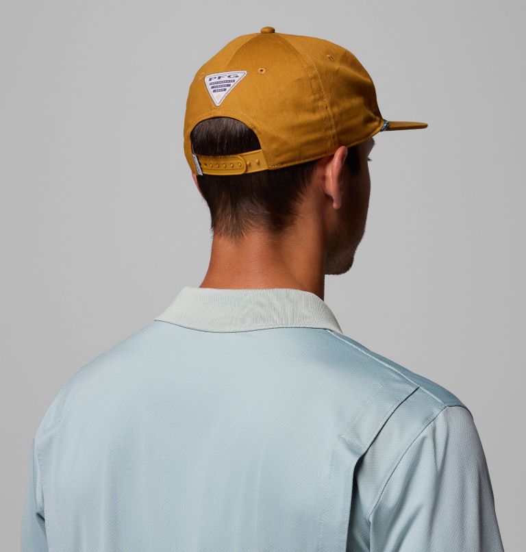 PFG Back Tack Snap Back, Color: Maple Sugar, Redfish Shine, image 4
