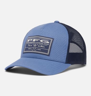 Columbia PFG Hat Performance Fishing Gear Hat Unisex L/XL Mesh Trucker Hat  As Is
