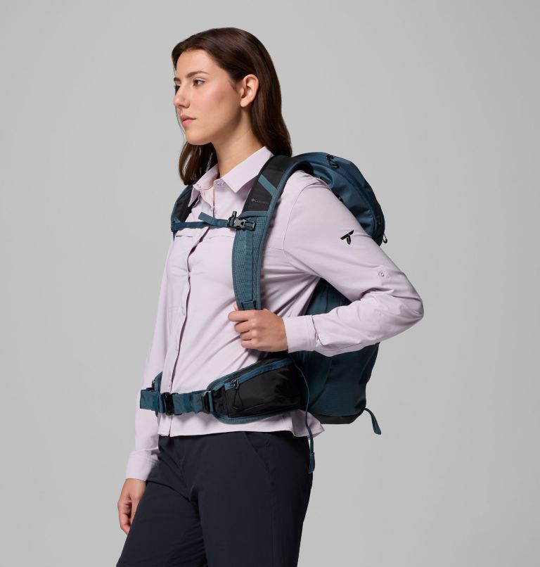 Unisex Triple Canyon 36L Backpack, Color: Everblue, Black, image 5