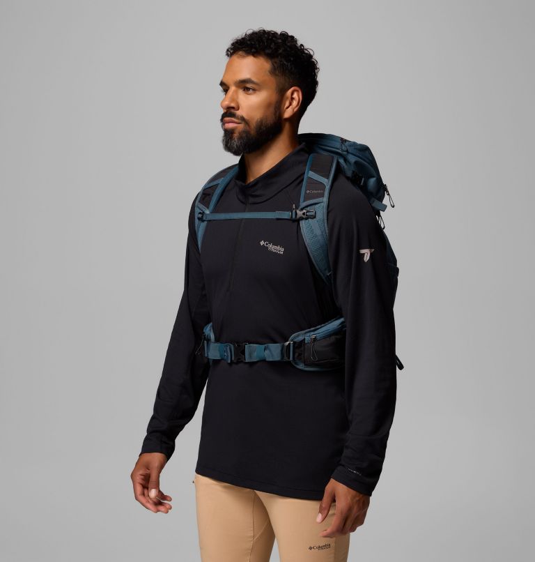 Unisex Triple Canyon 36L Backpack, Color: Everblue, Black, image 3