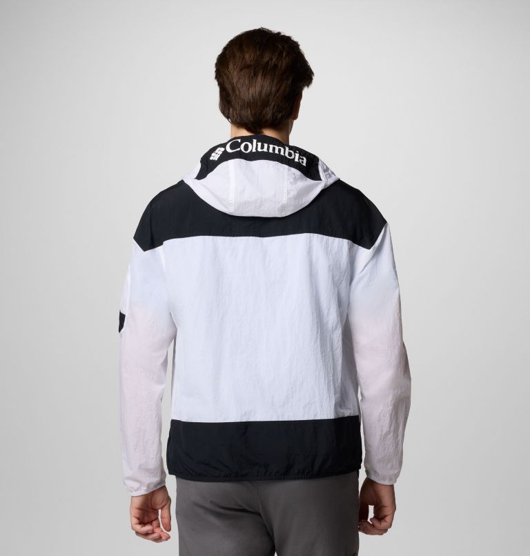 Men's Challenger II Windbreaker, Color: White, Black, image 2