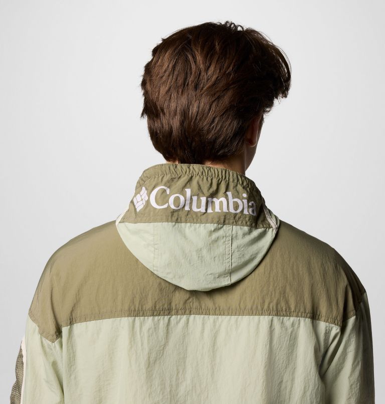 Men's Challenger II Windbreaker, Color: Safari, Stone Green, image 5
