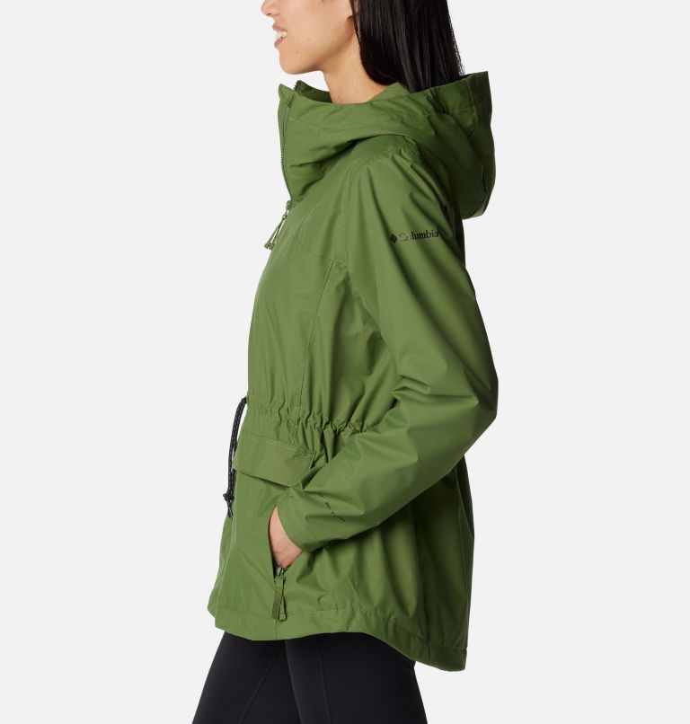 Women's Sweet Creek Lined Rain Jacket, Color: Canteen, image 3