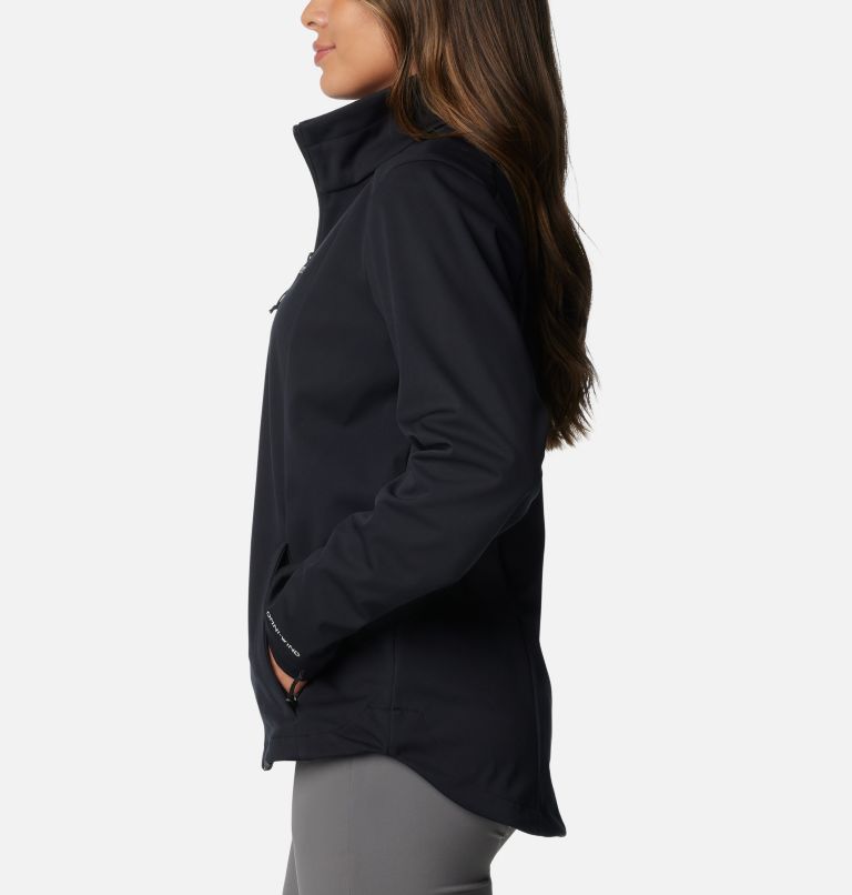 Women's Malta Springs Softshell Jacket, Color: Black, image 3