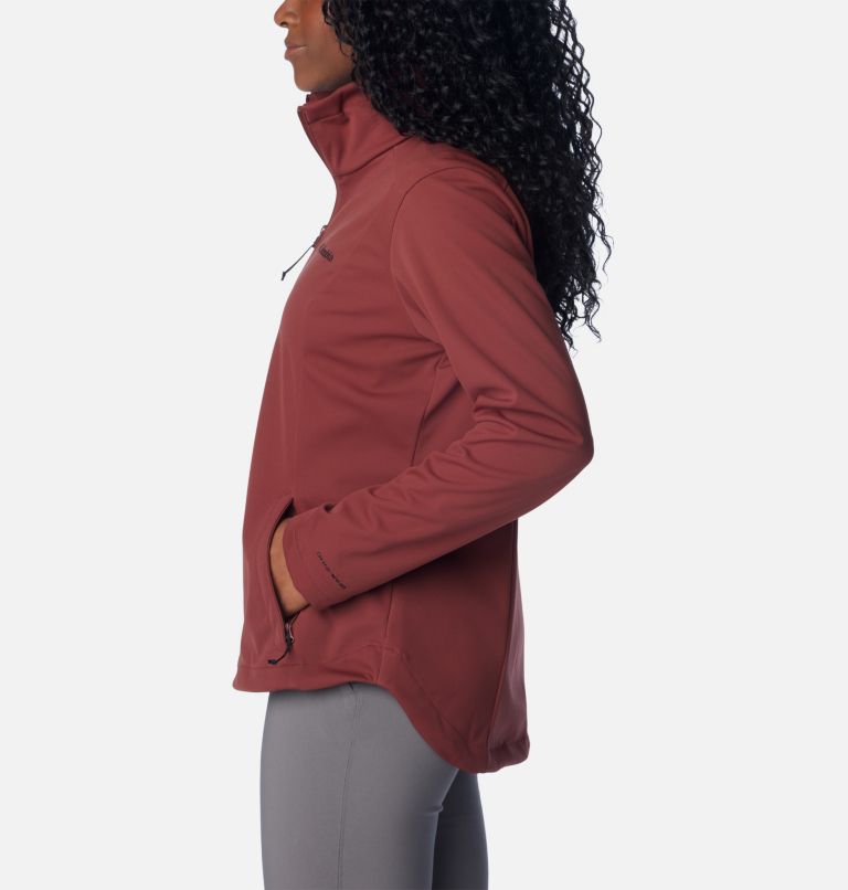 Women's Malta Springs Softshell Jacket, Color: Spice, image 3