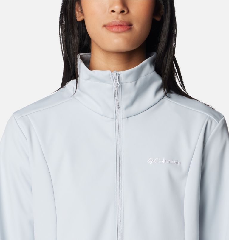 Chaqueta de senderismo softshell Malta Springs para mujer, Color: Cirrus Grey, image 4