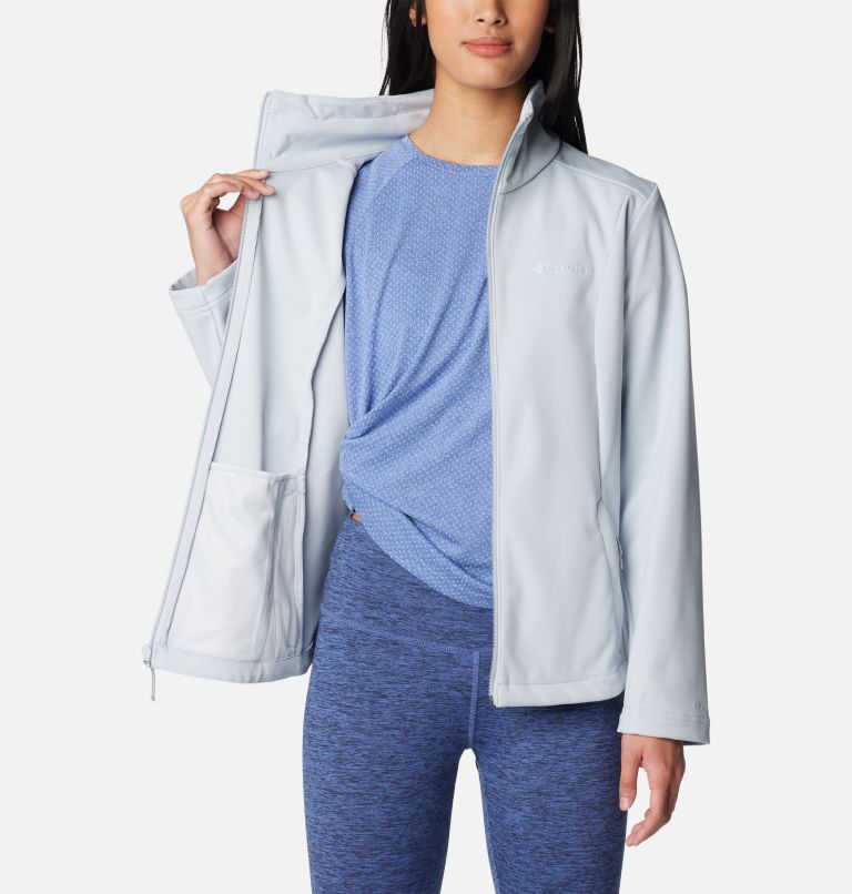 Women's Malta Springs Softshell Hiking Jacket, Color: Cirrus Grey, image 5