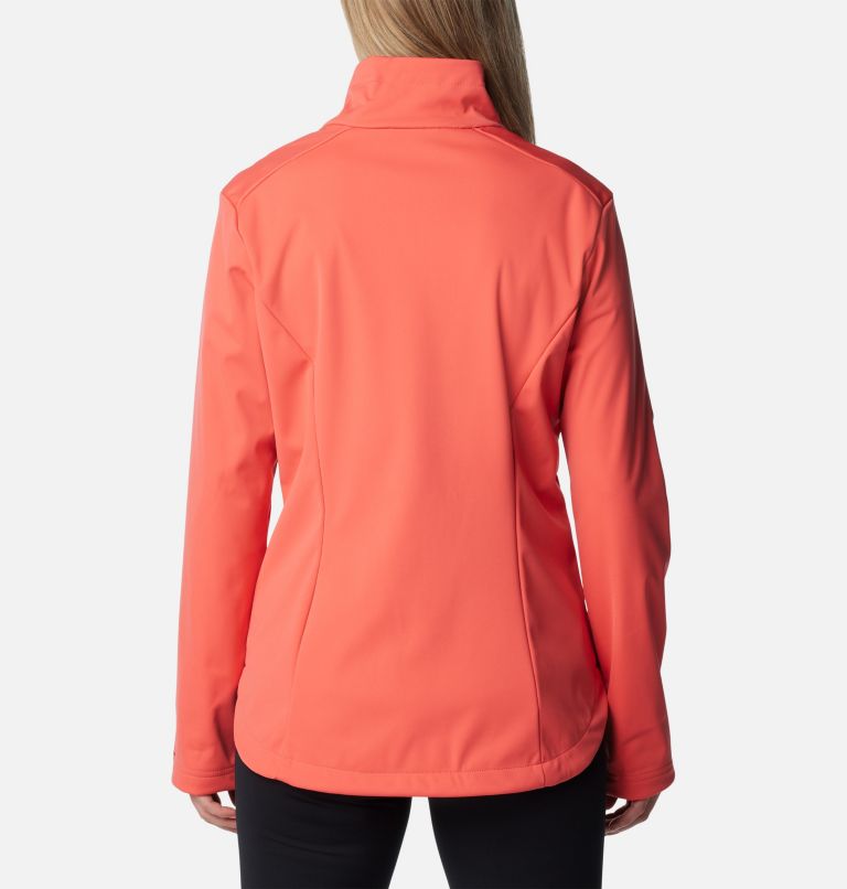 Women's Malta Springs Softshell Hiking Jacket, Color: Juicy, image 2