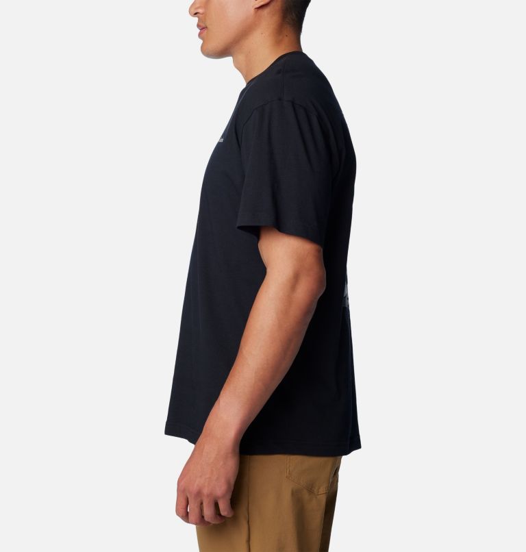 Men's Black Butte Graphic T-Shirt, Color: Black, Road Trip Vibes, image 3
