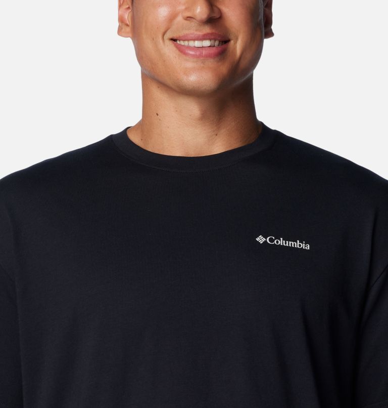 Men's Black Butte Graphic T-Shirt, Color: Black, Road Trip Vibes, image 4