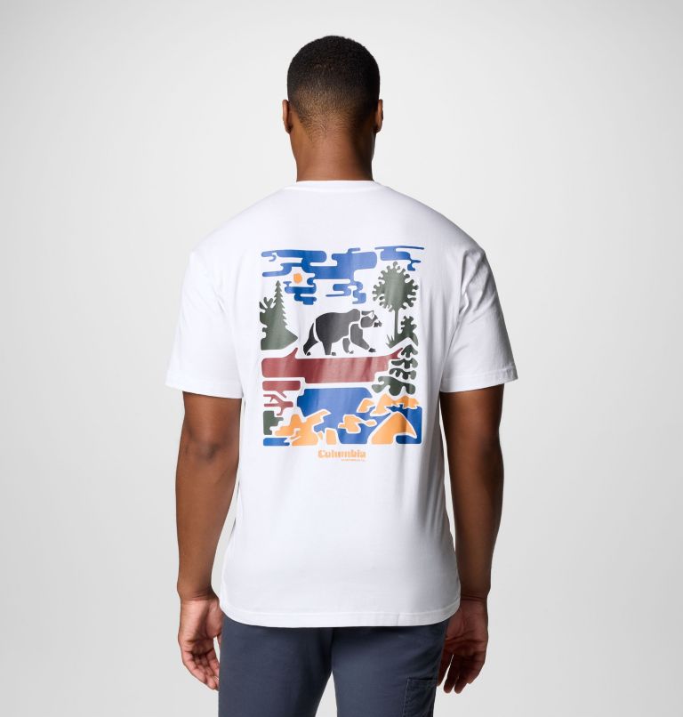T shirt Graphique en Coton Biologique Black Butte Homme Columbia Sportswear
