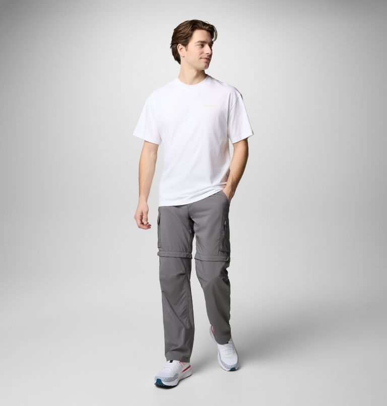 T-shirt Graphique en Coton Biologique Black Butte Homme, Color: White, Linear View, image 2