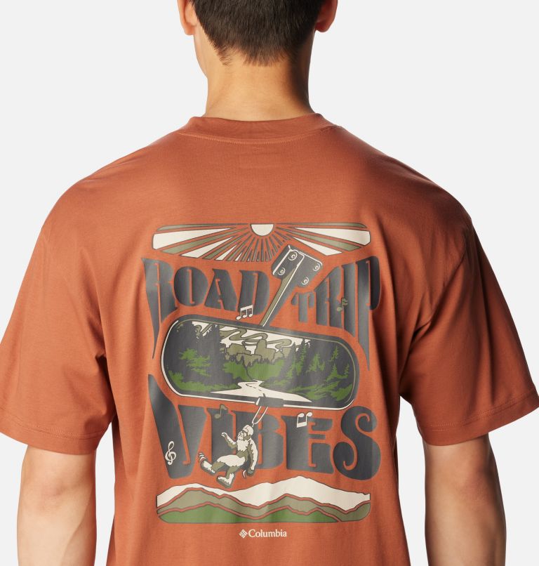 T-shirt imprimé Black Butte pour homme, Color: Auburn, Road Trip Vibes, image 5