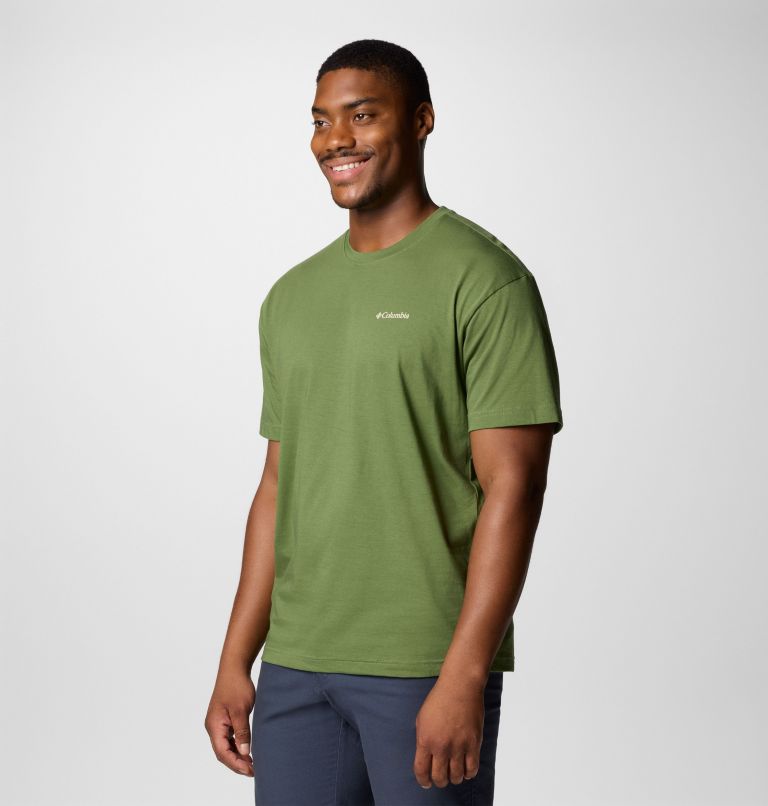 Black Butte Graphic T-Shirt aus Bio-Baumwolle für Männer, Color: Canteen, image 4