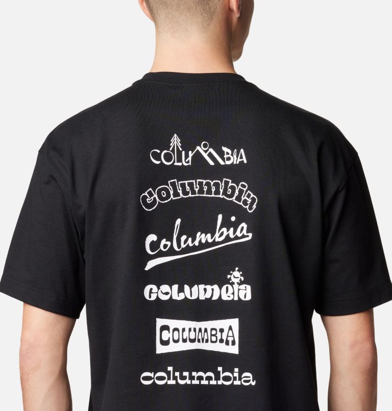 Men's Burnt Lake Graphic T-shirt, Color: Black, Branded Jumble, image 5