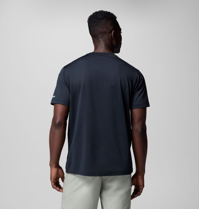 T-shirt Technique Ice Lake II Homme, Color: Black, Peak Direction, image 3