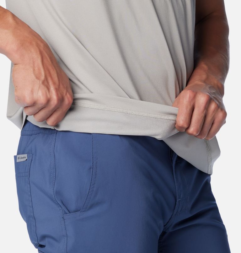 Camiseta técnica Ice Lake II para hombre, Color: Flint Grey, Boundless Borders, image 5