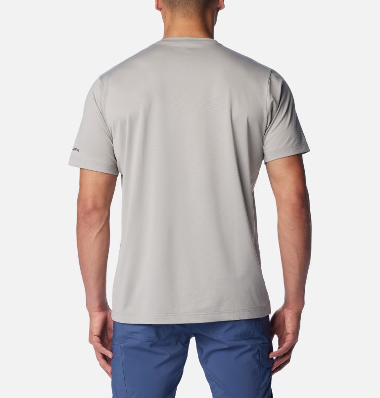 Camiseta técnica Ice Lake II para hombre, Color: Flint Grey, Boundless Borders, image 2