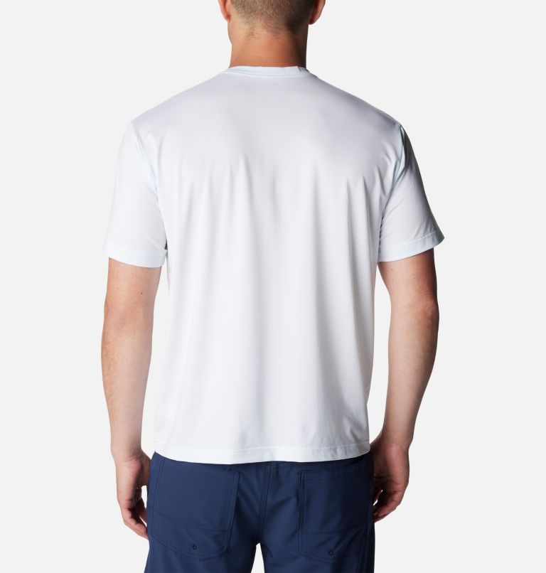 Men's Ice Lake II Technical T-Shirt, Color: White, Boundless Borders, image 2