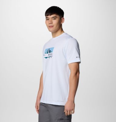 T-shirt tecnica Ice Lake II da uomo, Color: White, Peak Direction, image 7