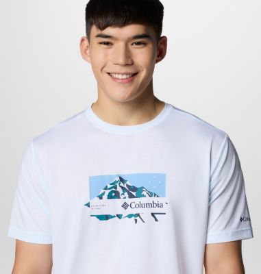 T-shirt tecnica Ice Lake II da uomo, Color: White, Peak Direction, image 8