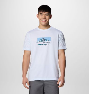 T-shirt tecnica Ice Lake II da uomo, Color: White, Peak Direction, image 5