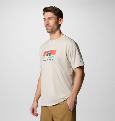 T-shirt tecnica Ice Lake II da uomo, Color: Dark Stone, Peak Direction, image 12