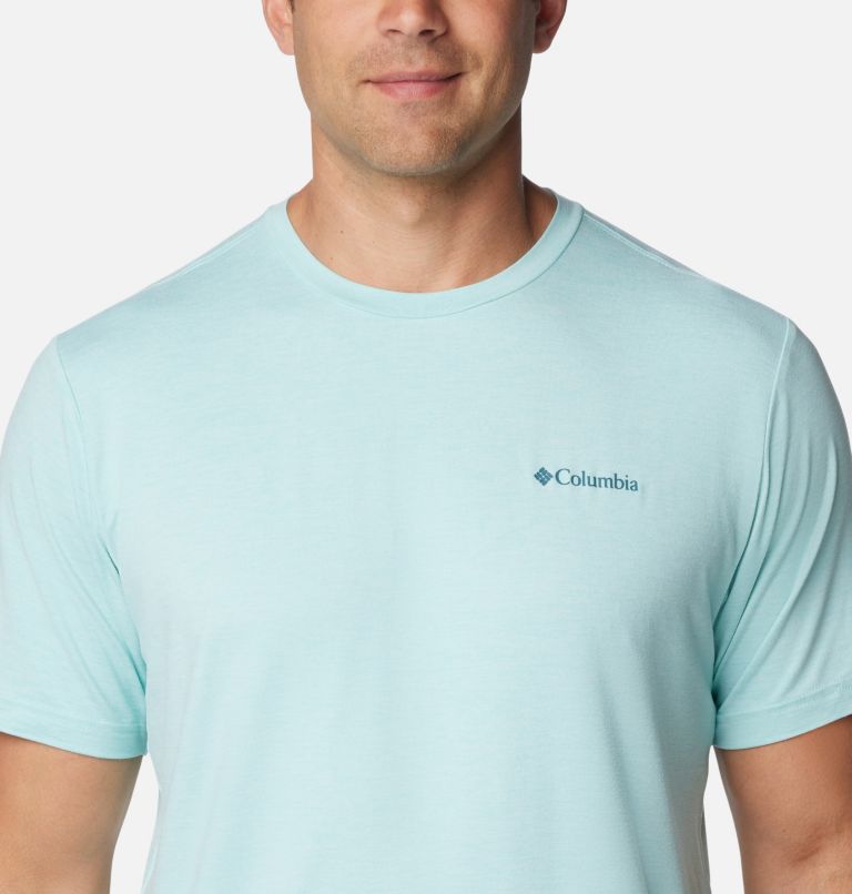 Thumbnail: T-shirt à manches courtes avec imprimé dans le dos Kwick Hike pour homme, Color: Spray Heather, Naturally Boundless, image 4