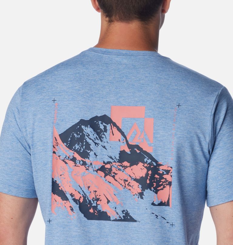 Men's Kwick Hike Back Graphic Short Sleeve T-Shirt, Color: Skyler Heather, Mountainair, image 5