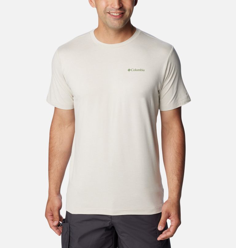 Camiseta técnica estampada Kwick Hike para hombre, Color: Dark Stone, Naturally Boundless, image 1