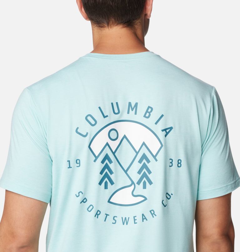 Men's Kwick Hike Technical Graphic T-Shirt, Color: Spray Heather, Naturally Boundless, image 5