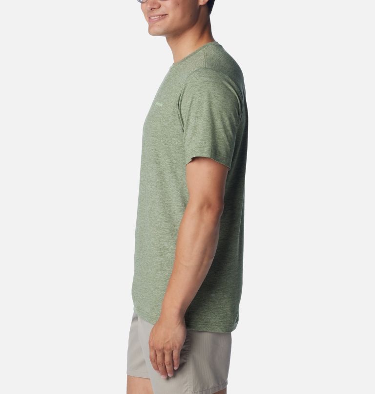 Men's Kwick Hike Technical Graphic T-Shirt, Color: Canteen Heather, Mountainair, image 3