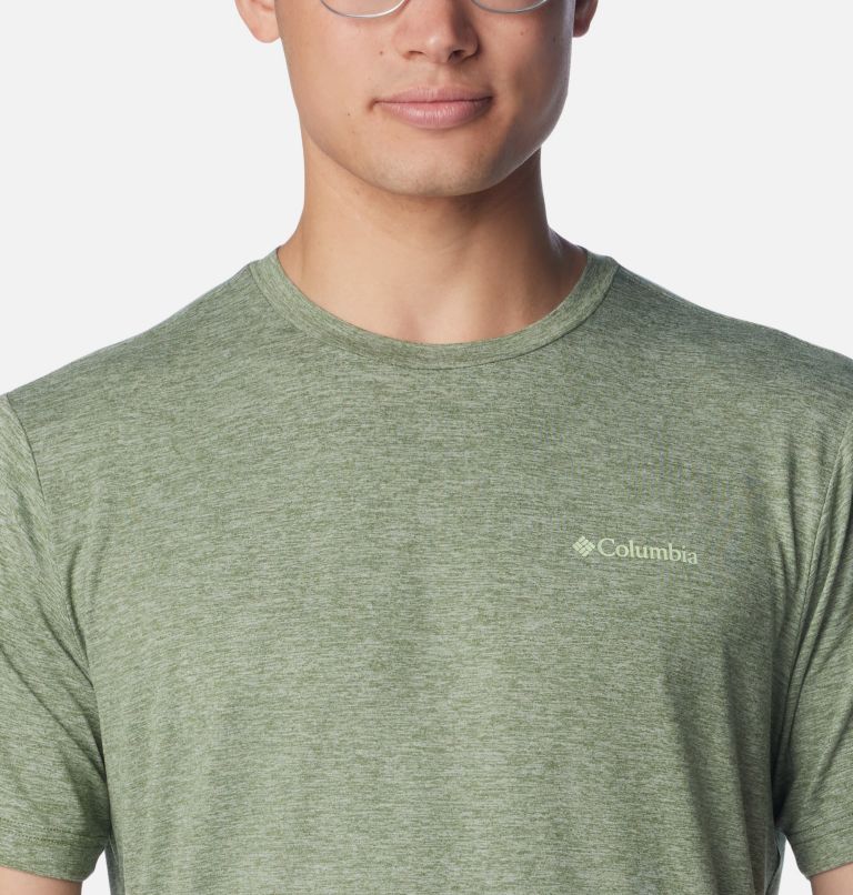 Men's Kwick Hike Technical Graphic T-Shirt, Color: Canteen Heather, Mountainair, image 4