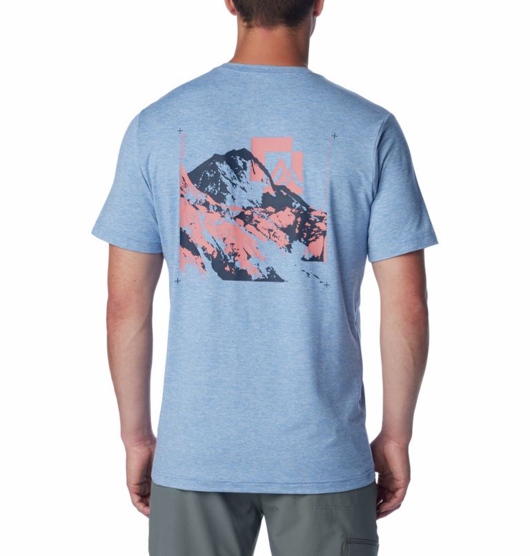 Men's Kwick Hike Technical Graphic T-Shirt, Color: Skyler Heather, Mountainair, image 1