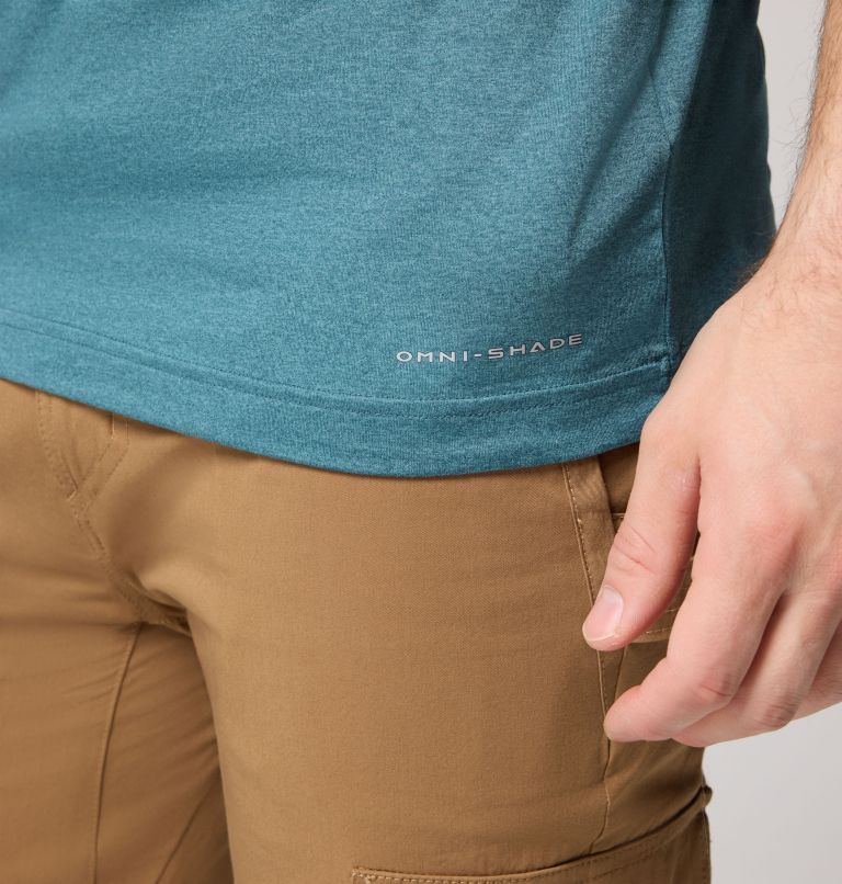 Men's Kwick Hike Graphic Short Sleeve T-Shirt, Color: Everblue Heather, Iconic Brand, image 6
