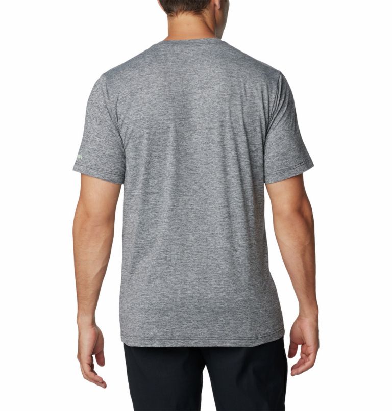 Men's Kwick Hike Technical T-Shirt, Color: Black Heather, CSC Box Treeline, image 2
