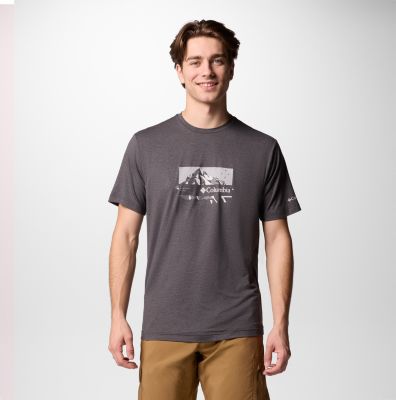 T-shirt Technique Kwick Hike Homme, Color: Black Heather, Peak Direction, image 9