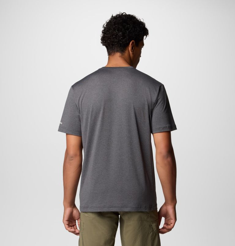 T-shirt Technique Kwick Hike Homme, Color: Black Heather, Peaked Lifestyle, image 2