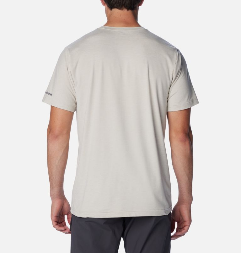 Men's Kwick Hike Technical T-Shirt, Color: Dark Stone Heather, Elevated High, image 2