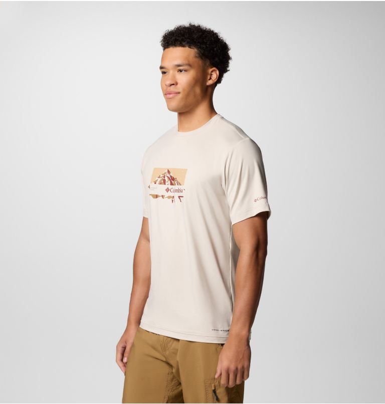 T-shirt Technique Kwick Hike Homme, Color: Dark Stone Heather, Peak Direction, image 3