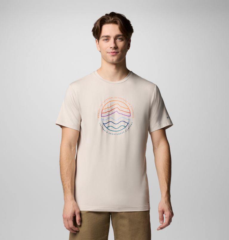 T-shirt Technique Kwick Hike Homme, Color: Dark Stone Heather, Peaked Lifestyle, image 1