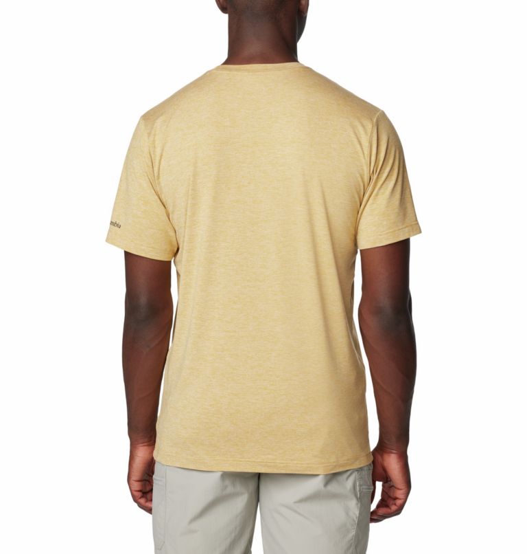 Kwick Hike Graphic SS Tee, Color: Light Camel Heather, CSC Box Treeline, image 2