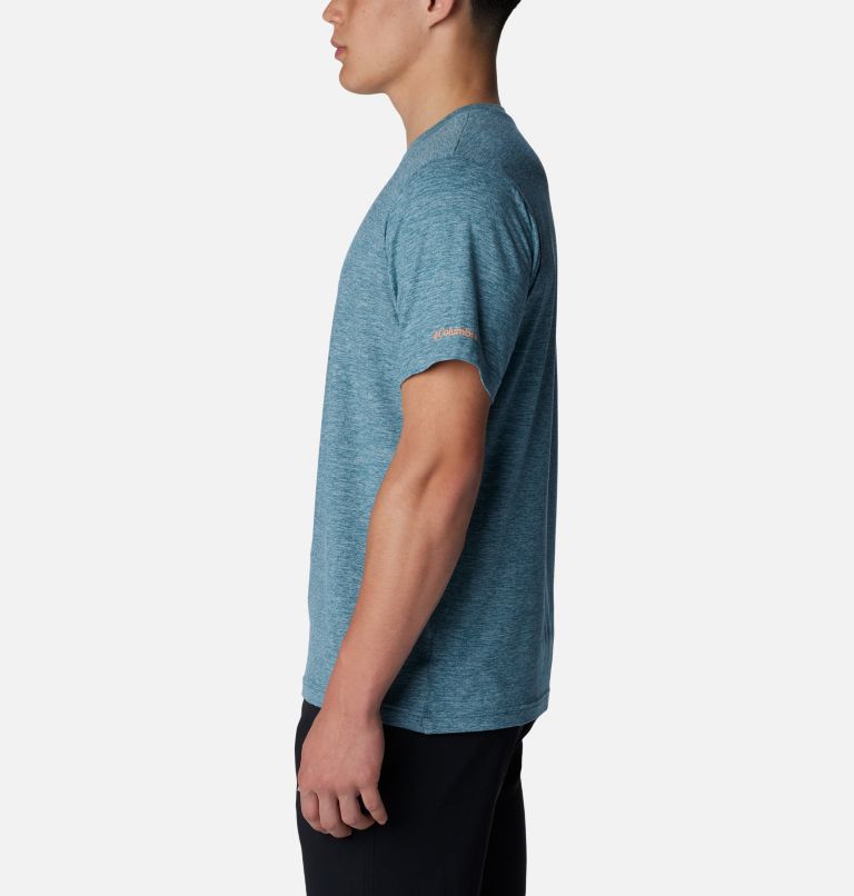 Kwick Hike Technical T-Shirt für Männer, Color: Cloudburst, Tested Tough PDX, image 3