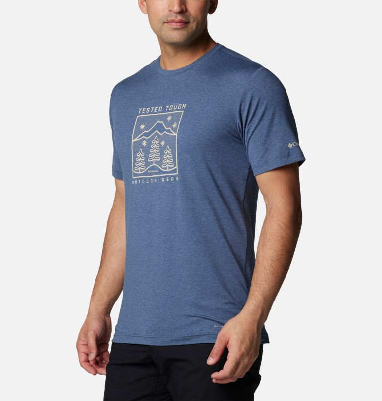 Kwick Hike Graphic SS Tee, Color: Dark Mountain, Snowy Dreams, image 5