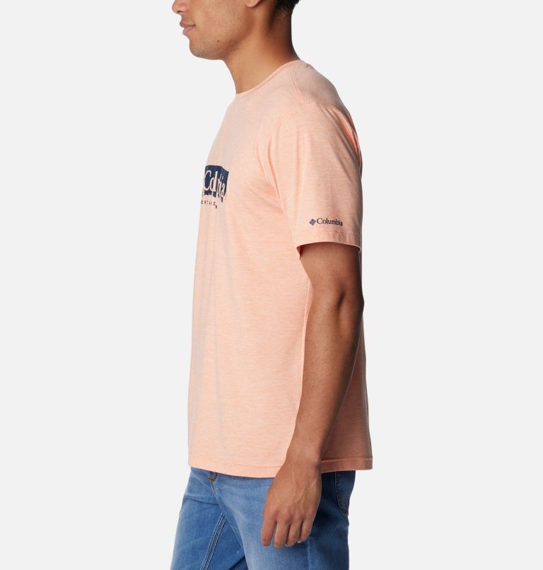 Kwick Hike Graphic SS Tee, Color: Apricot Fizz, CSC Box Treeline, image 3