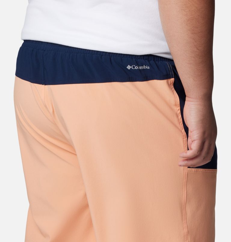 Short doublé Summertide pour homme – Tailles fortes, Color: Collegiate Navy, Apricot Fizz, image 5