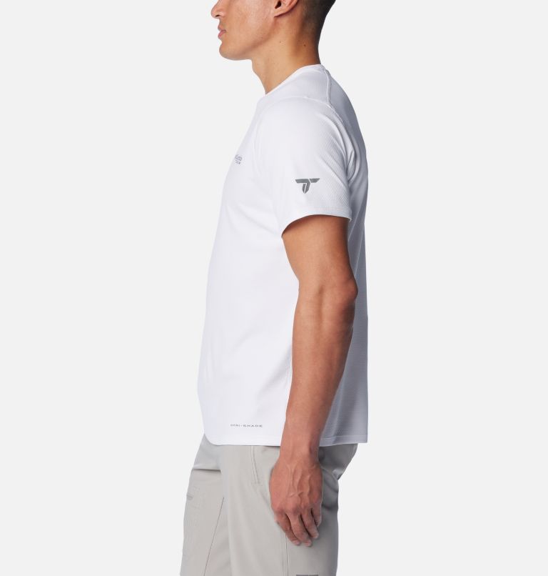 Men's Summit Valley Short Sleeve Crew Shirt, Color: White, image 3