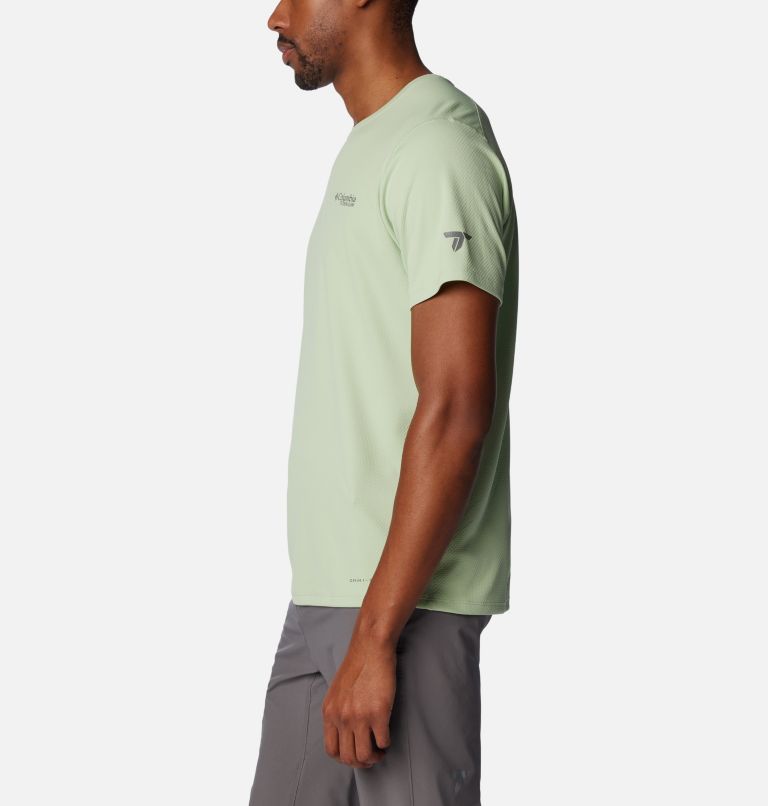 Thumbnail: T-shirt col rond à manches courtes Summit Valley pour homme, Color: Sage Leaf, image 3