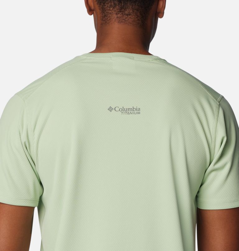 Thumbnail: Men's Summit Valley Shore Sleeve Crew Shirt, Color: Sage Leaf, image 5