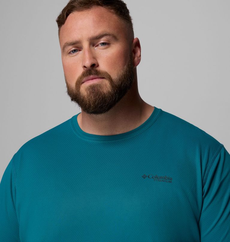 T-shirt col rond à manches courtes Summit Valley pour homme – Tailles fortes, Color: River Blue, image 5